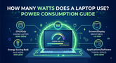 How Many Watts Does a Laptop Use?