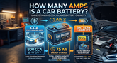 How Many Amps Is a Car Battery? CCA, Ah and Choosing the Right Battery
