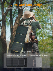 AFERIY 100W Portable Power Station with 30W Mini Solar Panel