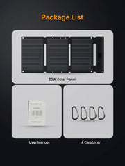 AFERIY 100W Portable Power Station with 30W Mini Solar Panel