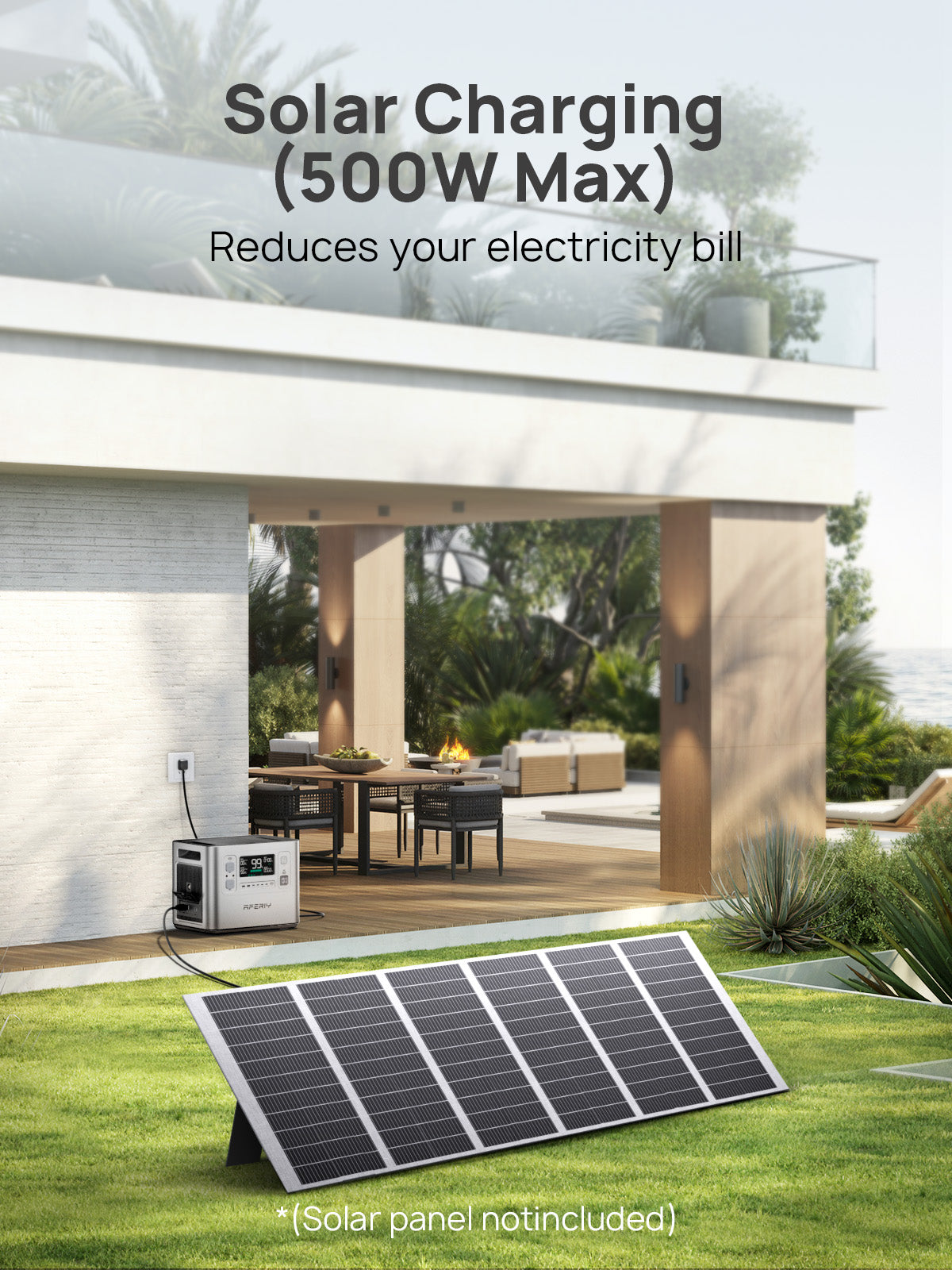 AFERIY P210 2400W 2048Wh Silver Portable Power Station