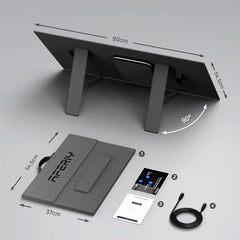 Aferiy AF-S65 65W portable mini solar panel package list