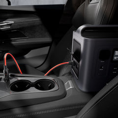 Plug This XT60 connector car cigarette lighter plug charging cable into the car cigarette lighter plug to recharge your power station