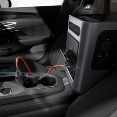 Use your car to recharge your power station via XT90 connector car cigarette lighter plug charging cable