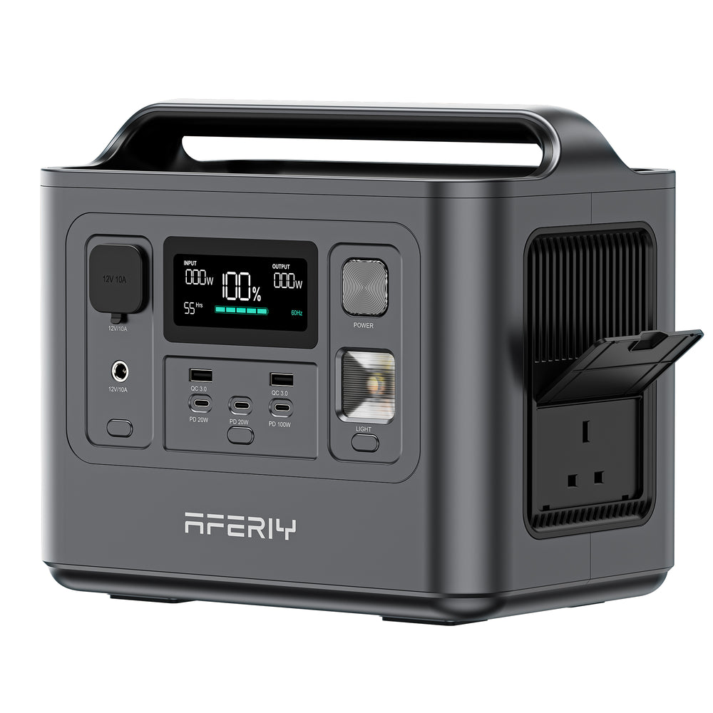Right side view of Aferiy P010 800W 512Wh Portable Power Station