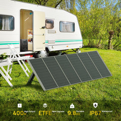 AFERIY AF-S400 400W Portable Foldable Solar Panel Is 400W High Output, EFFE New Upgrade, 9.8 KG, IP67 Waterproof.