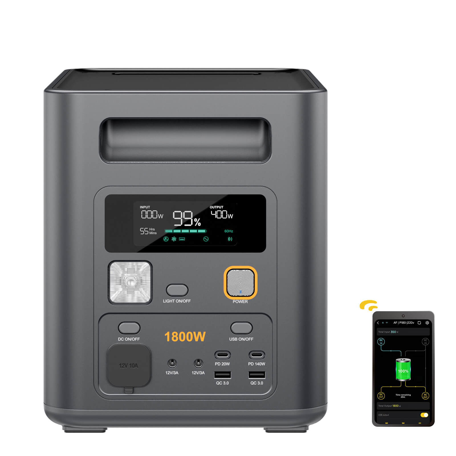 AFERIY Nomad1800 Pro Portable Power Station 1800W 1024Wh-5120Wh