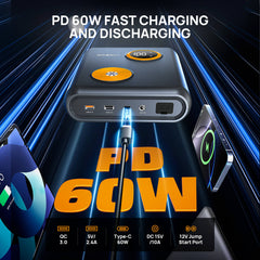 AFERIY 2000A 12V Car Battery Jump Starter