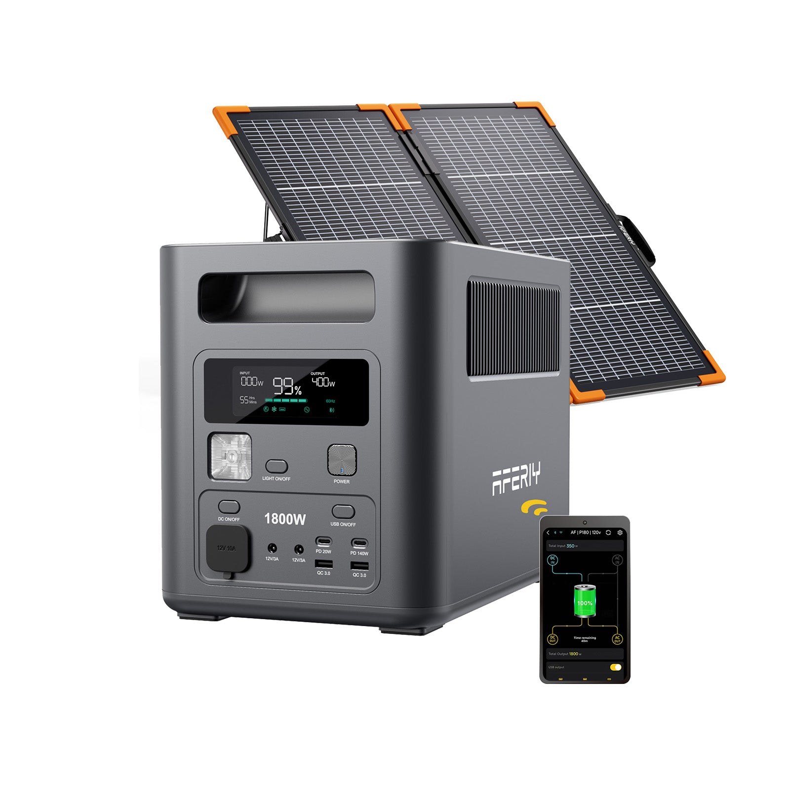 AFERIY Nomad1800 Portable Power Station 1800W 1024Wh | P180
