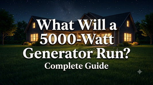 What Will a 5000-Watt Generator Run? Everything You Need to Know