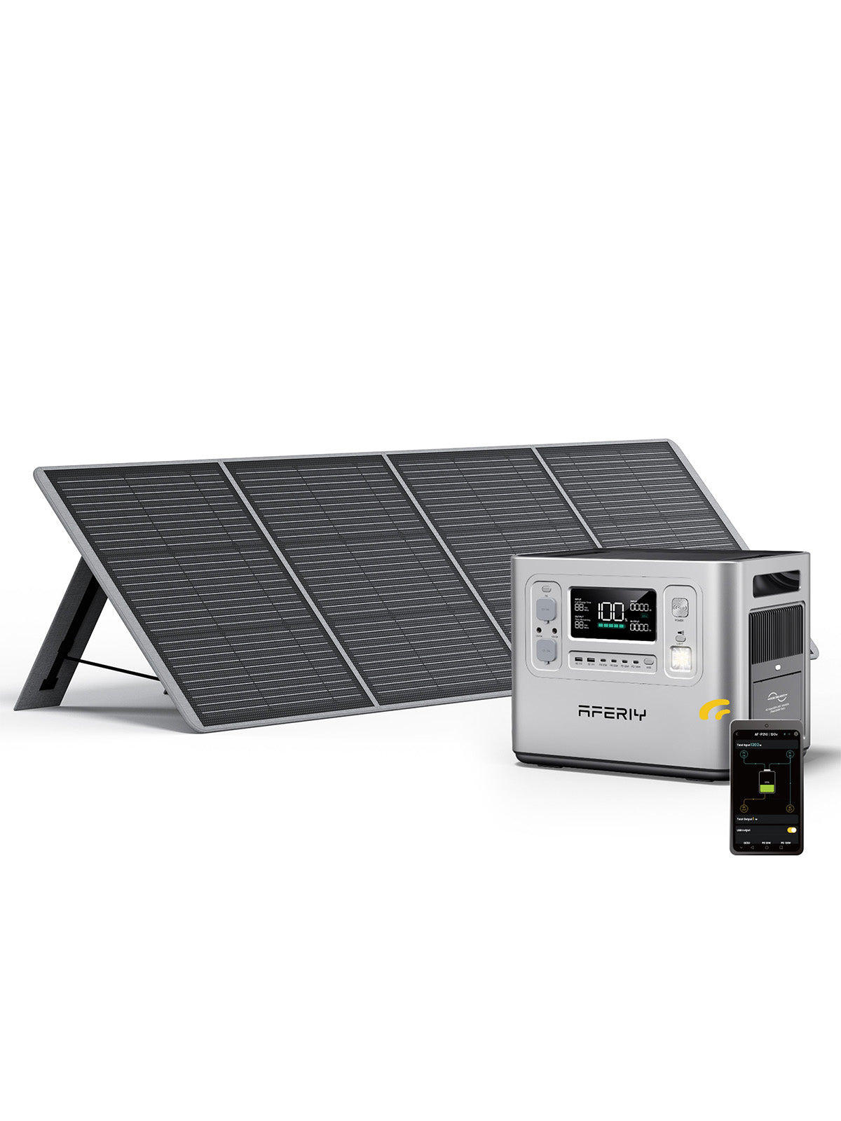 AFERIY P210 2400W 2048Wh Silver Portable Power Station