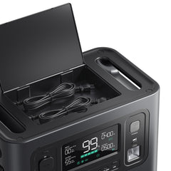 Above view of Aferiy P110 1200W 1248Wh Portable Power Station with Collec Box