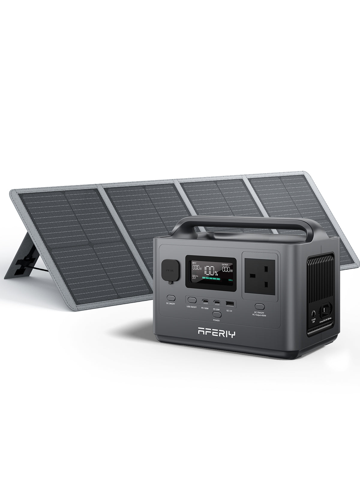 AFERIY P040 400W Solar Generator Kit