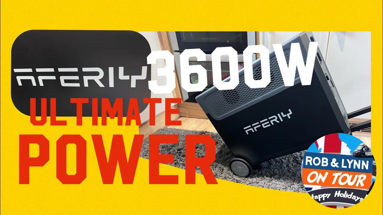 AFERIY P310 3600W Portable Power Station Review by Rob and Lynn on tour on YouTube