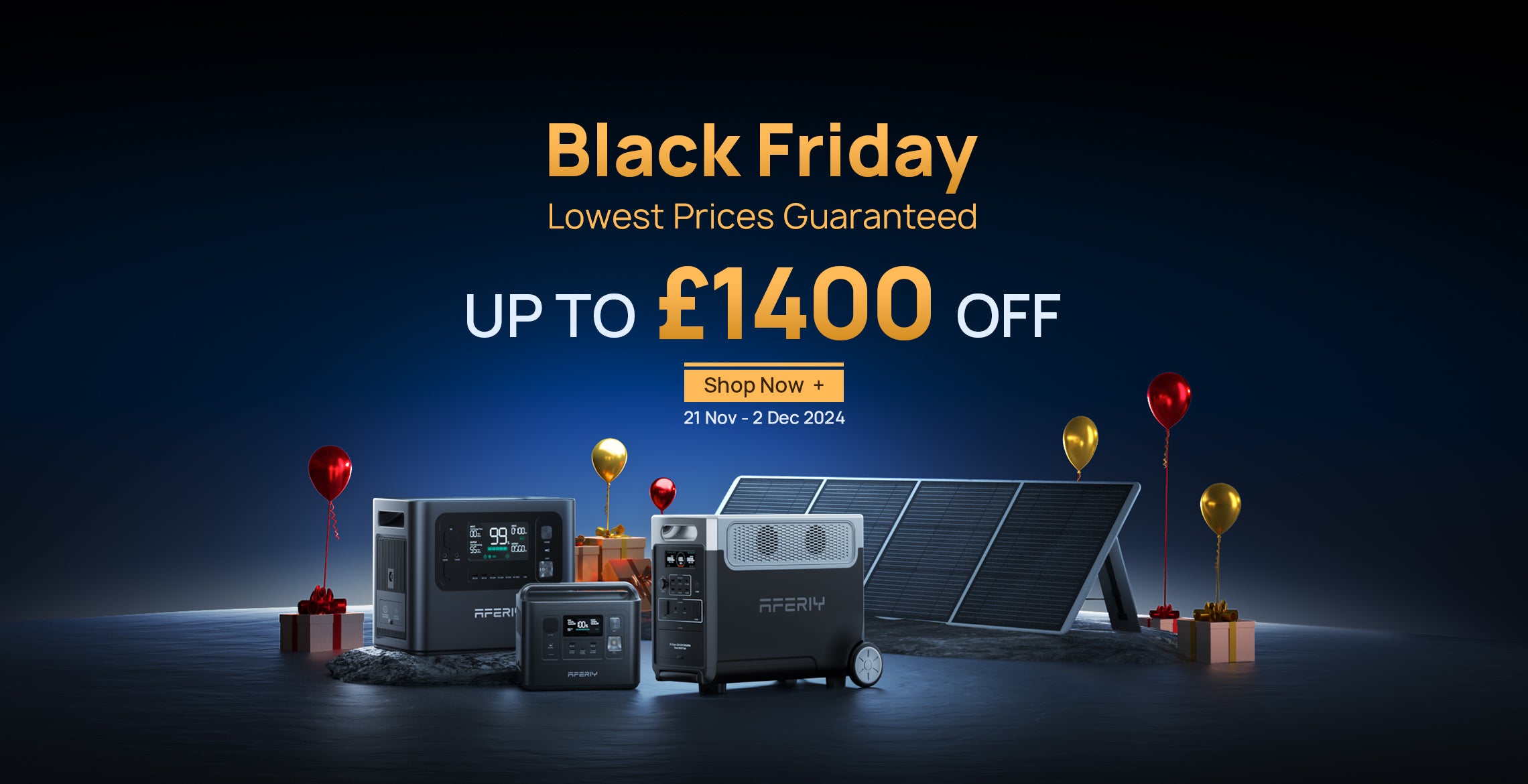 AFERIY Black Friday Deals - Up to £1400 Off