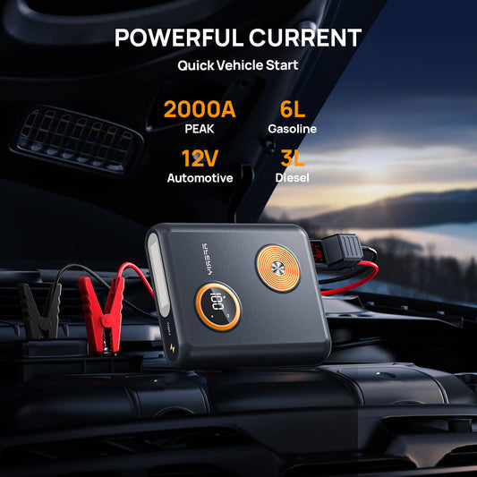 AFERIY 2000A 12V Car Battery Jump Starter