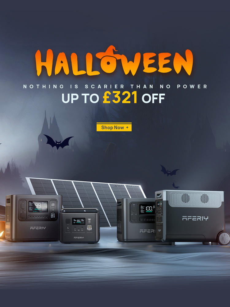 AFERIY Portable Power Station Halloween Banner for Mobile