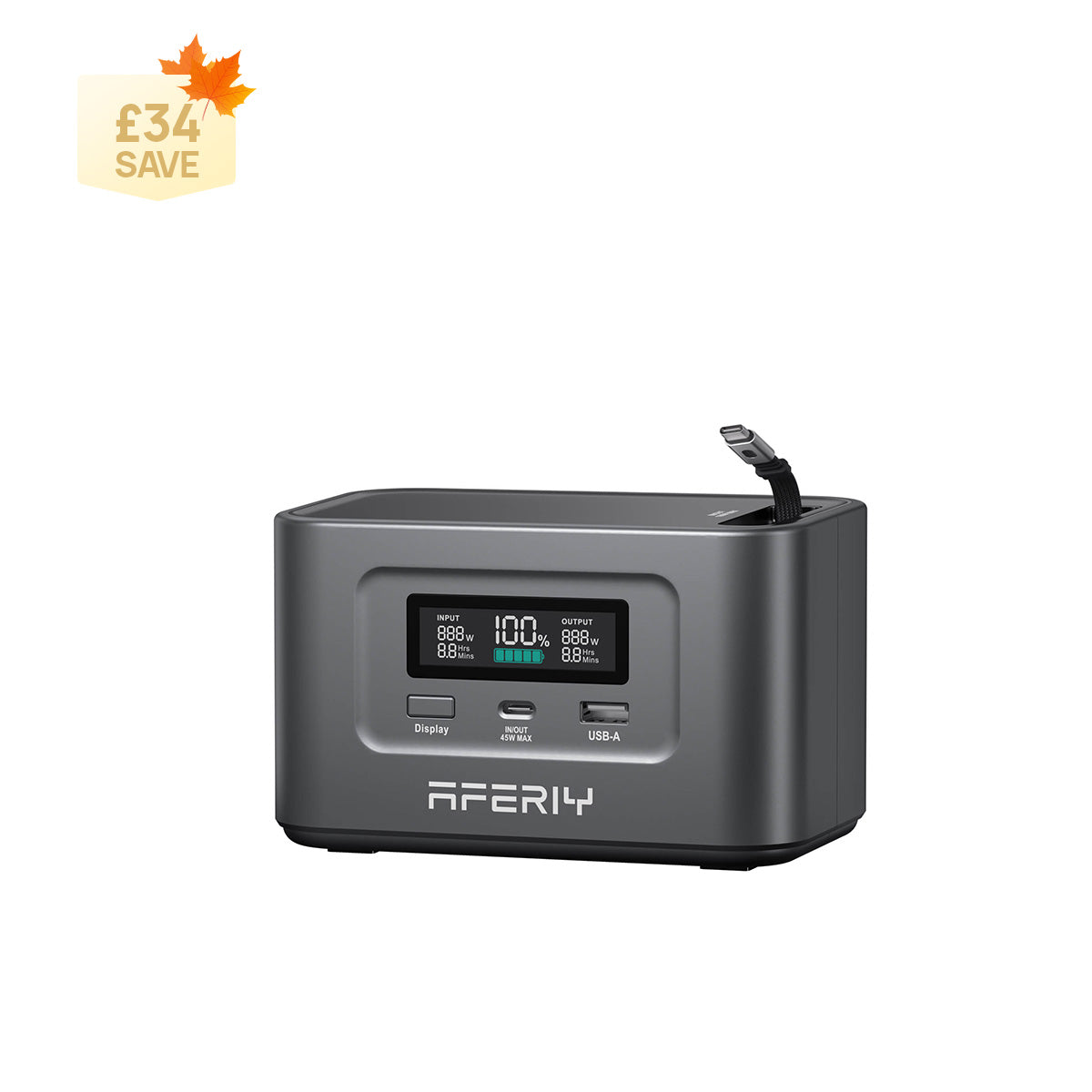 AFERIY Nano100 Portable Power Station 100W 99.2Wh