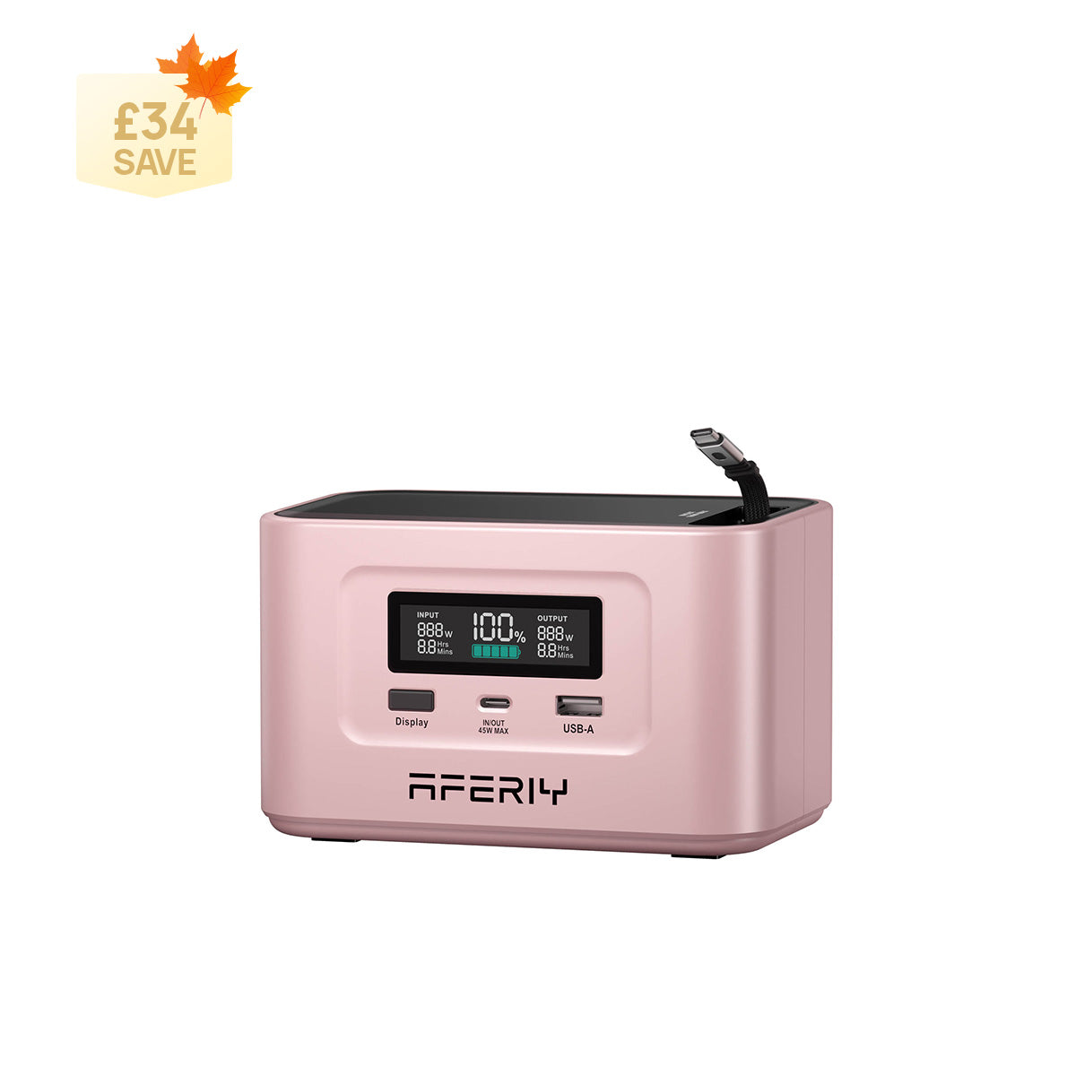 AFERIY Nano100 Portable Power Station 100W 99.2Wh