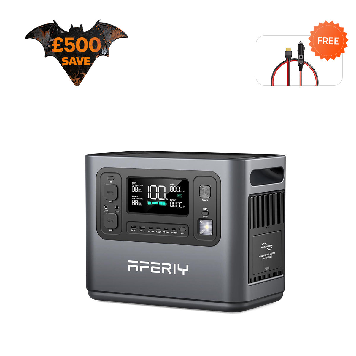 AFERIY P110 1200W 960Wh Portable Power Station