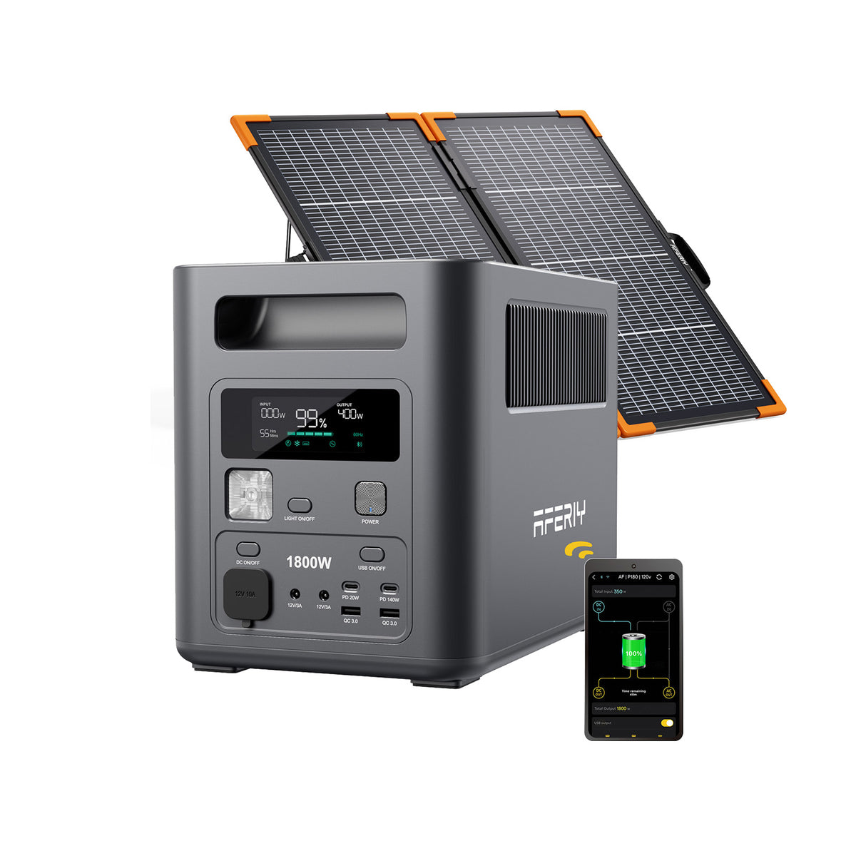 AFERIY Nomad1800 Portable Power Station 1800W 1024Wh | P180