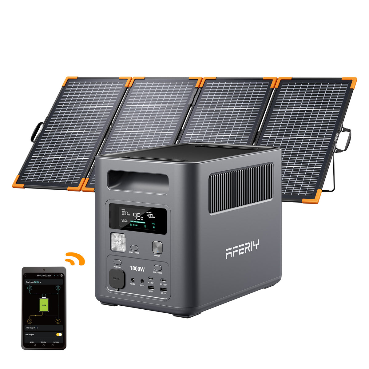 AFERIY Nomad1800 Portable Power Station 1800W 1024Wh | P180