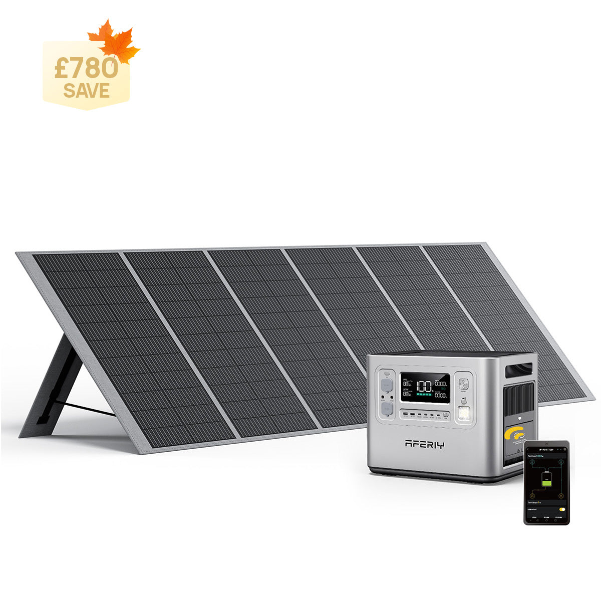 AFERIY P210 2400W 2048Wh Silver Portable Power Station