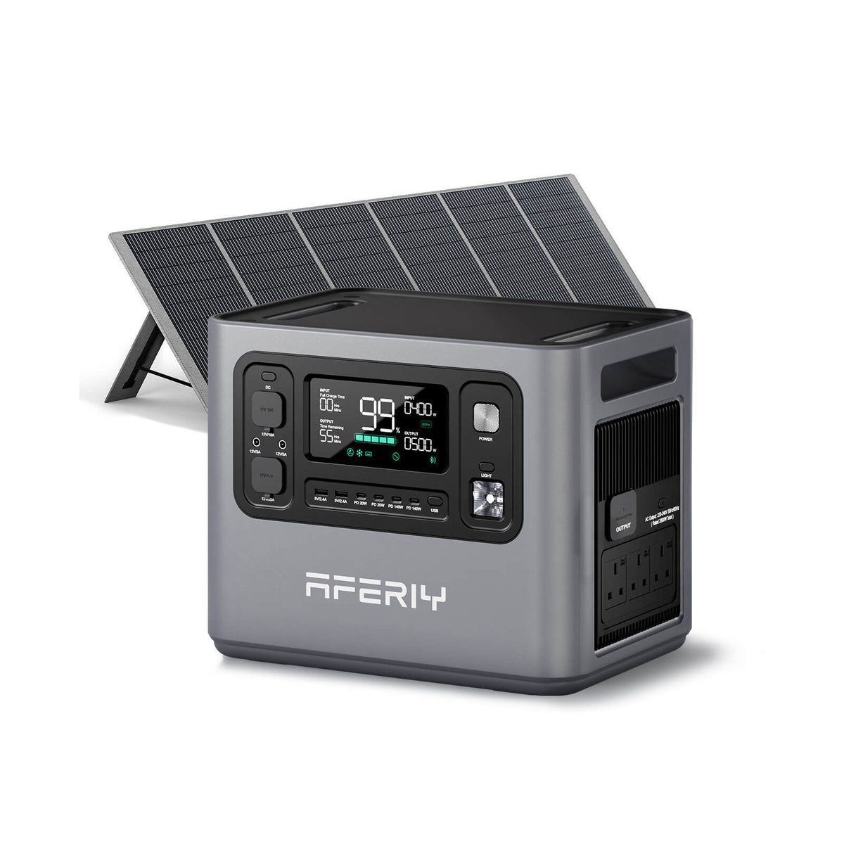 AFERIY P280 2800W Solar Generator Kit
