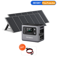 AFERIY P280 2800W Solar Generator Kit