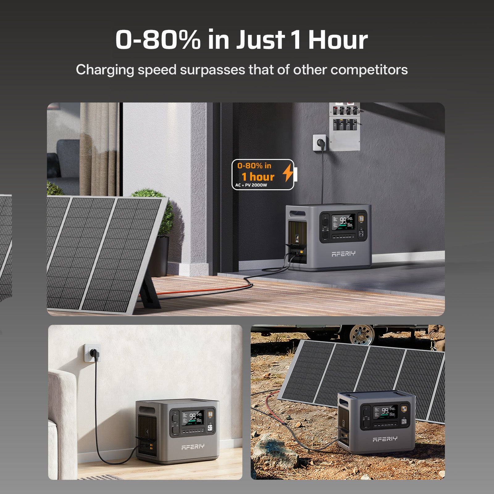 AFERIY P300 3000W 2048Wh Portable Power Station