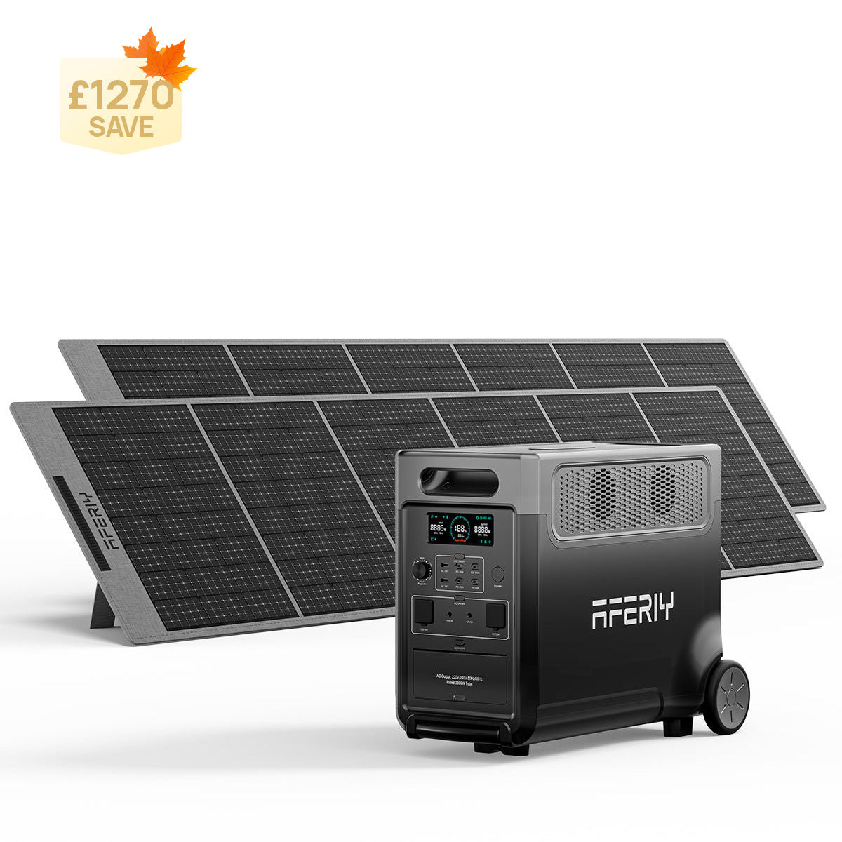 AFERIY P310 3600W Solar Generator Kit