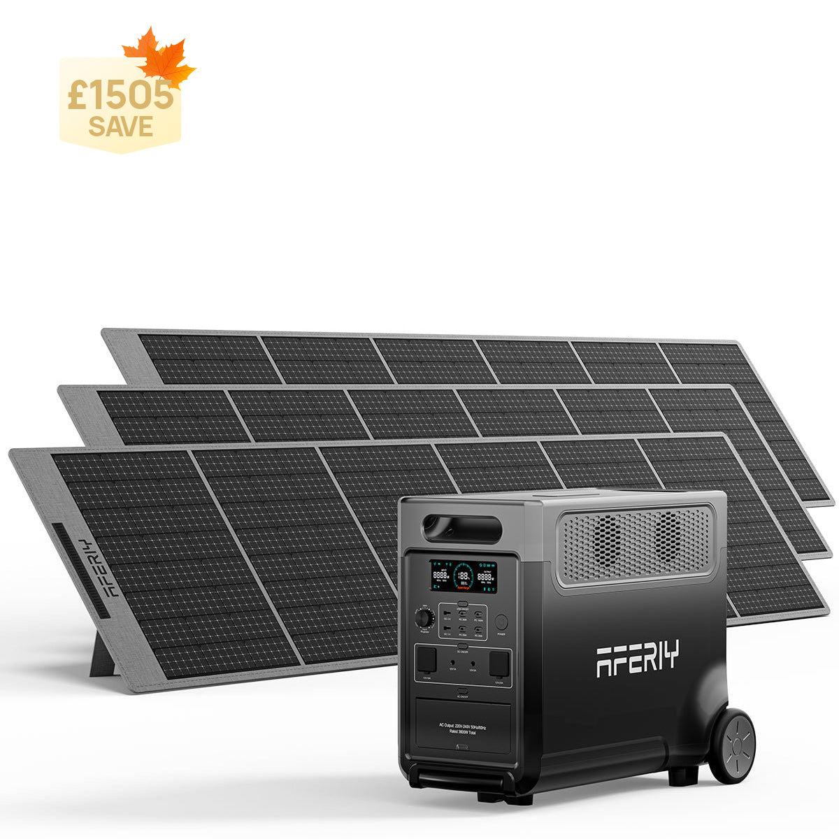 AFERIY P310 3600W Solar Generator Kit