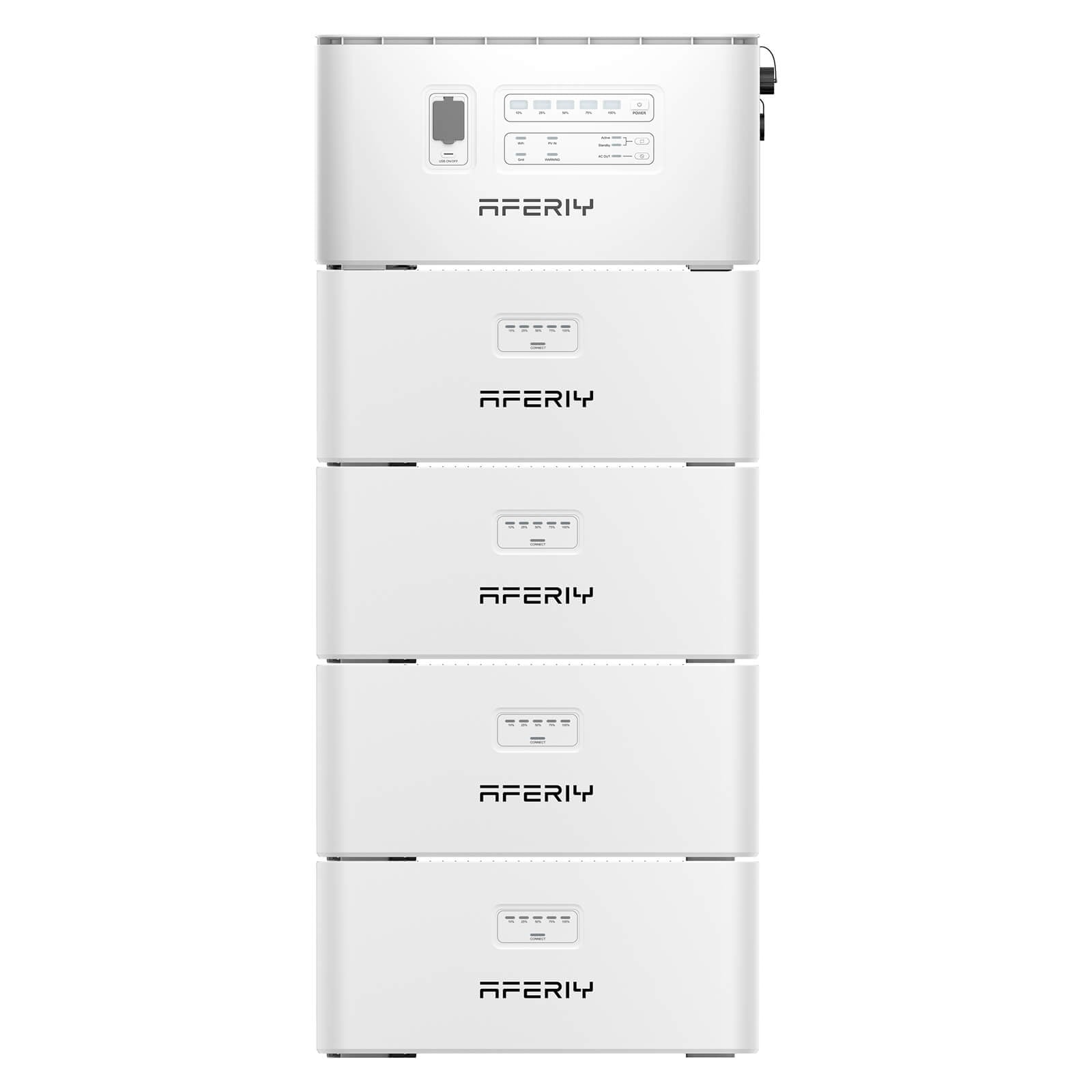 AFERIY PS240 Balcony Solar System | 800W-1200W Output | 1958-9792Wh Capacity | IP65