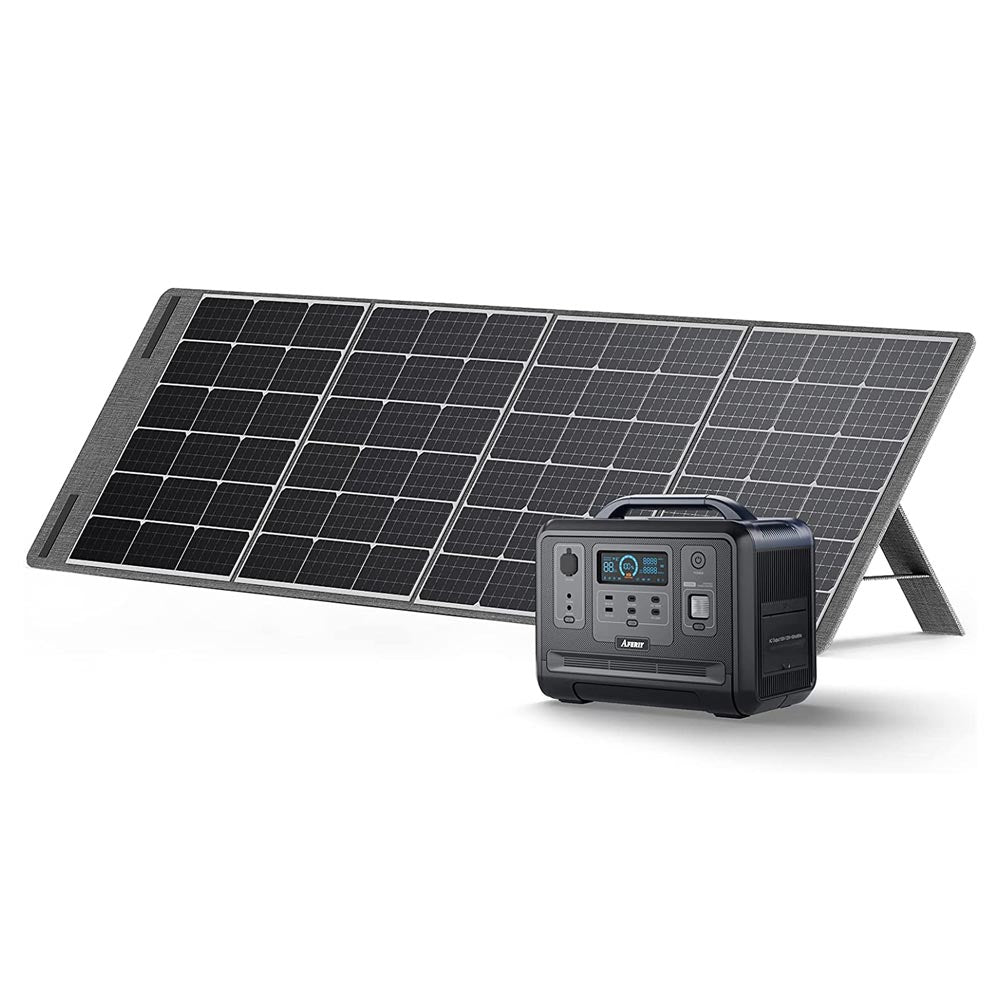  AFERIY solar generator with solar panel 1200W Portable Power  Station with 1pcs Foldable Solar Panel 200W (new-MWT), Solar Power  Generator for RV Van House Outdoor Camping : Patio, Lawn & Garden